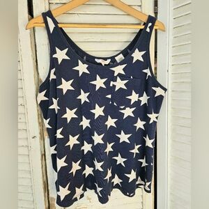 Levi's cotton star print tank M